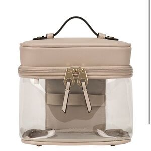 Calpak Beige and Clear Women's Bag